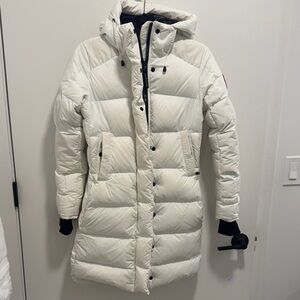Canada Goose White Puffer Jacket